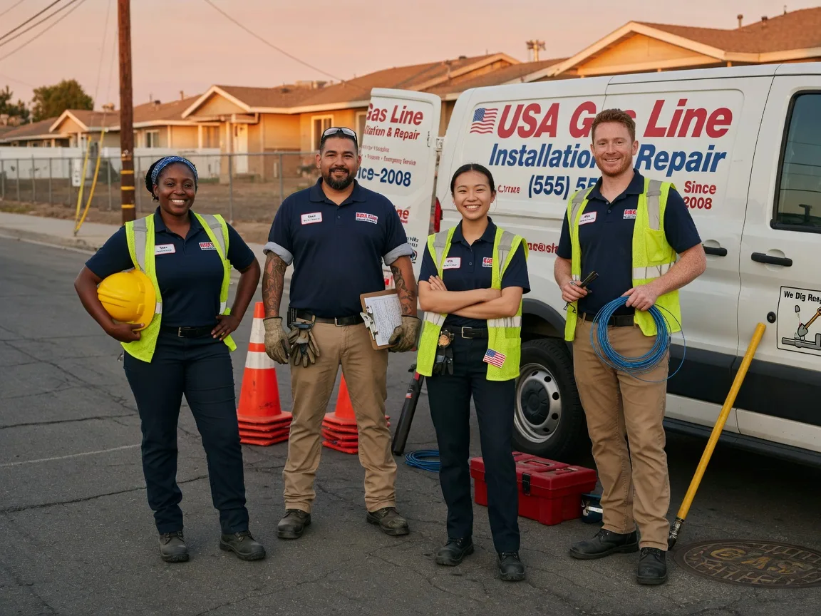Gas Line Installation company in Erhard, MN
